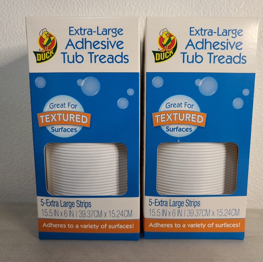 2 Pack Extra Large Duck Adhesive Tub Treads